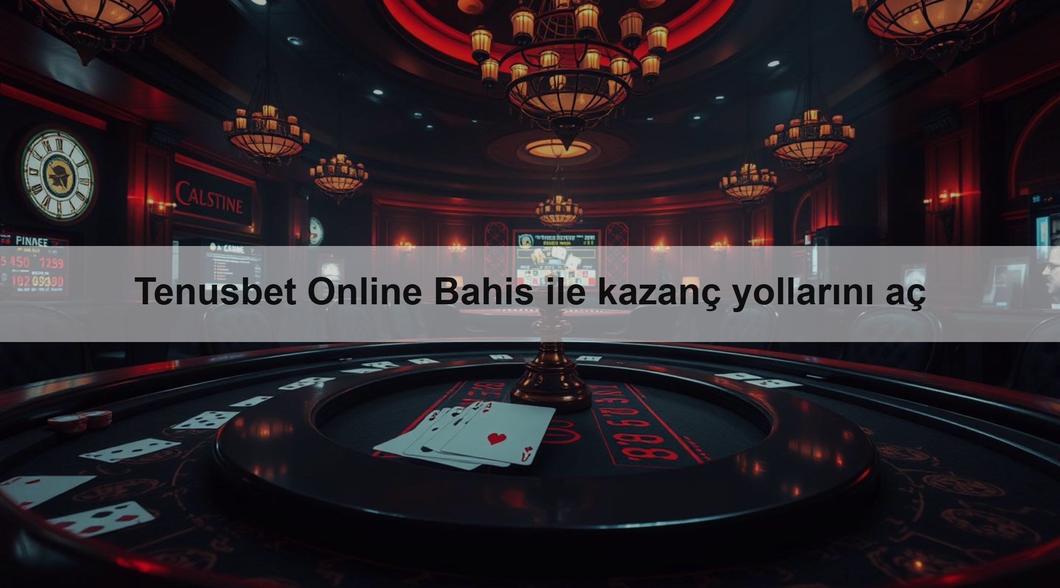Tenusbet Online Bahis ile kazanç yollarını aç