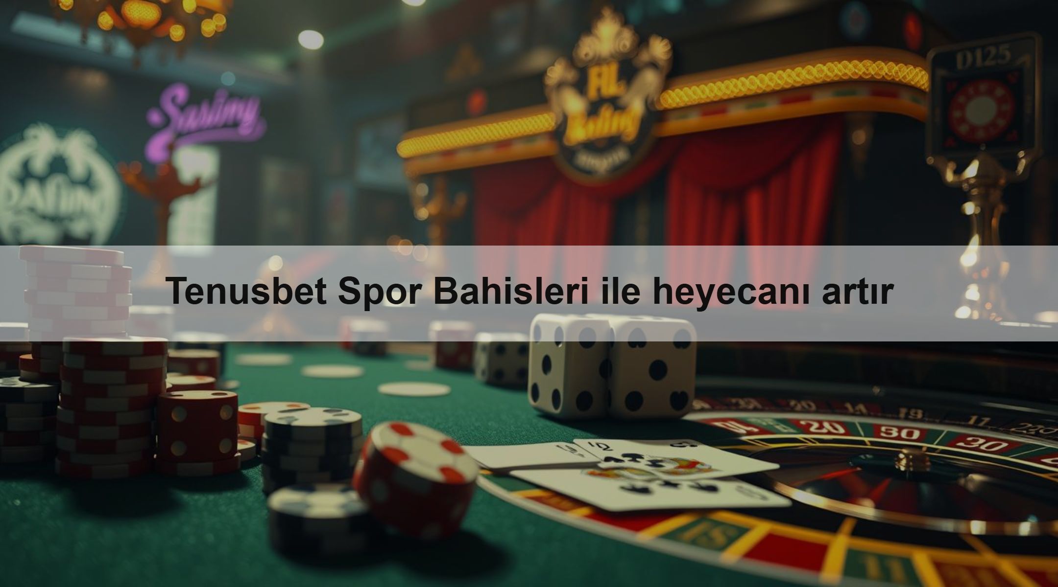Tenusbet Spor Bahisleri ile heyecanı artır